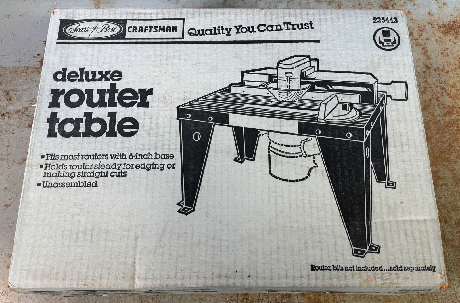 Craftsman deluxe deals router table