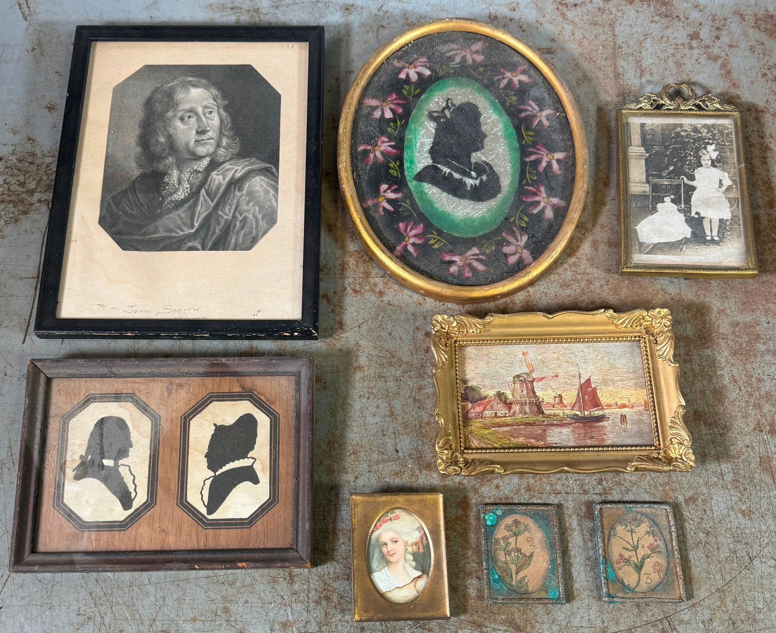 George Washington & Mother Silhouettes & Misc (1 of 9)