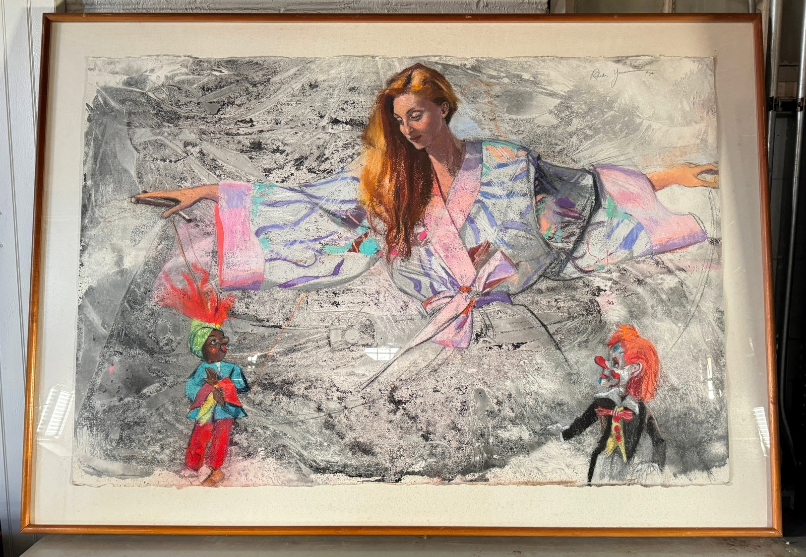 Rhoda Yanow Pastel: Approx 49" x 69". NO SHIPPING !