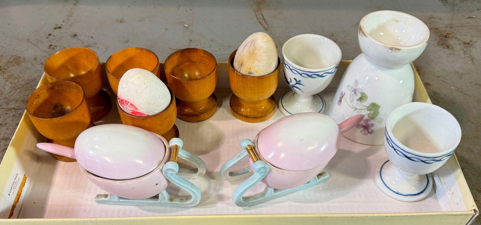 Egg Cups & Salts: Getting all pictured