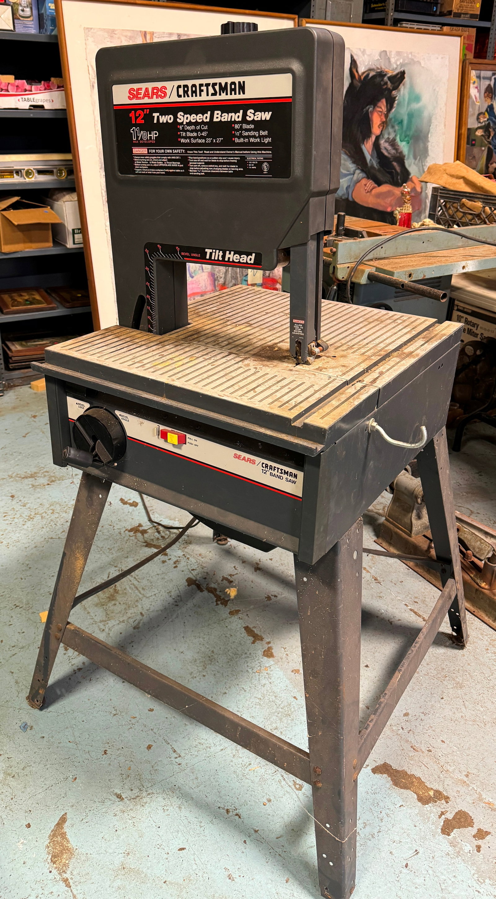 Craftsman 12" 2 Speed Band Saw (1 of 4)