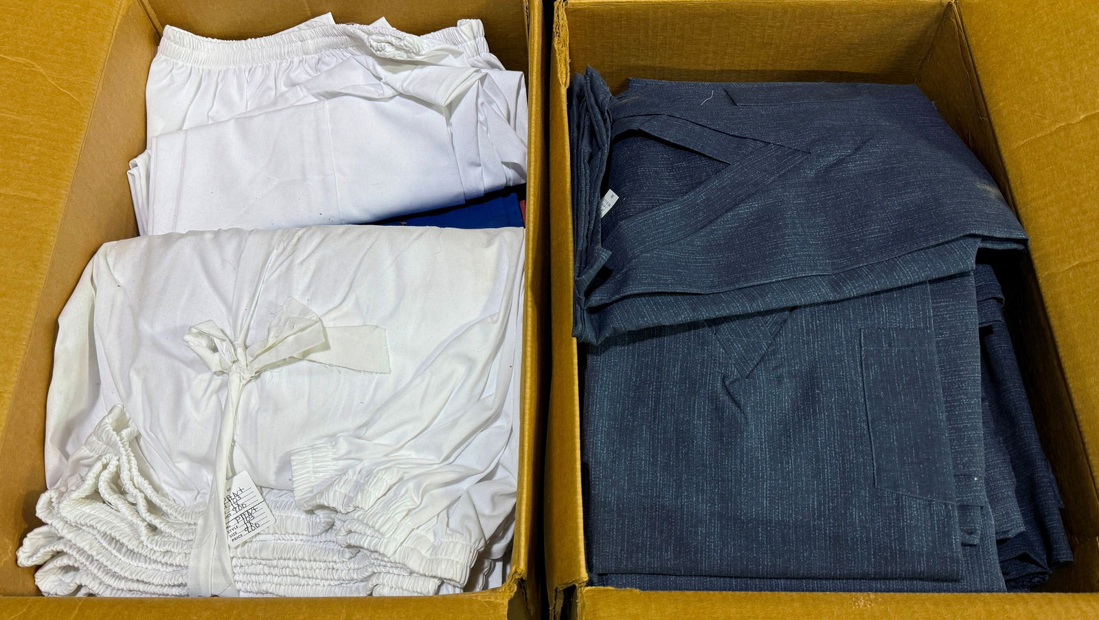 4 Boxes of Hospital Style Pants and Shirts (1 of 10)