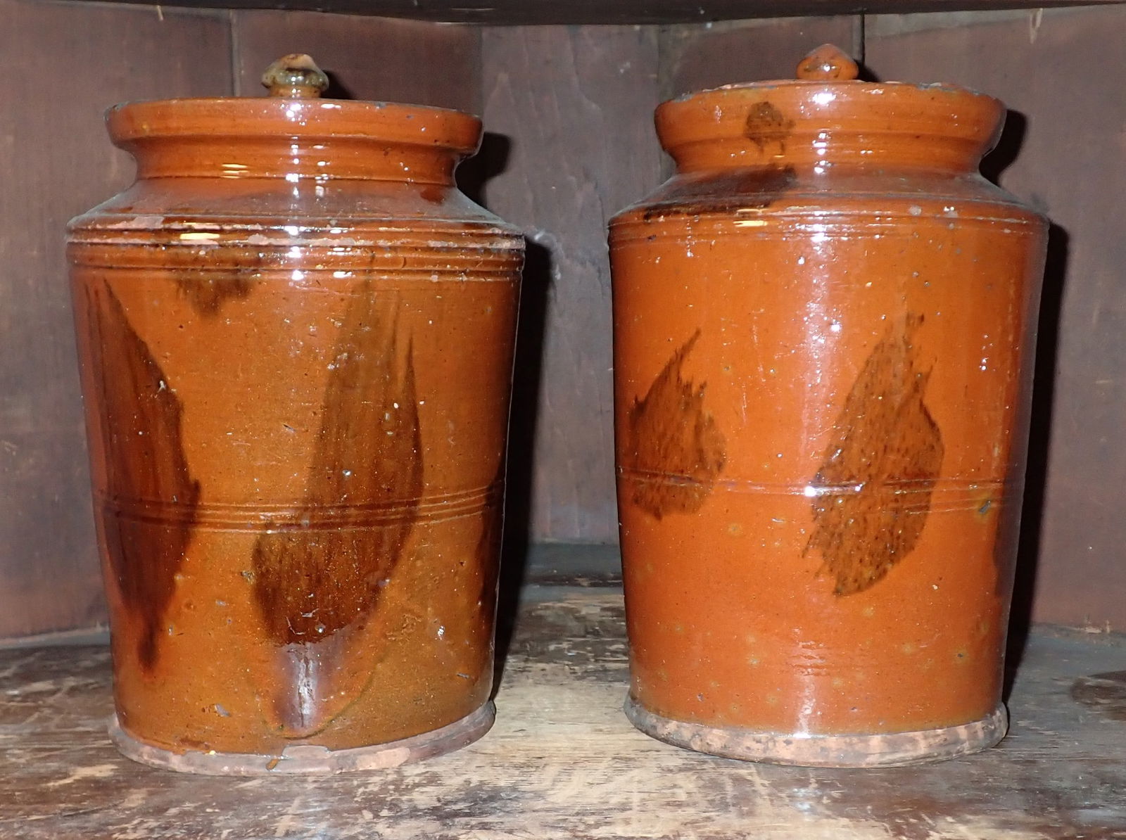 2 Redware Jars (1 of 8)