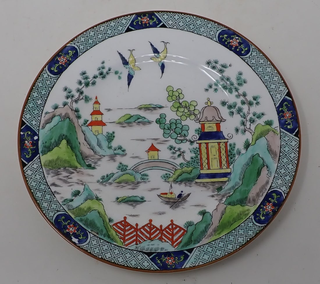Tiffany & Co Staffordshire Ye Old Willow Plate (1 of 3)