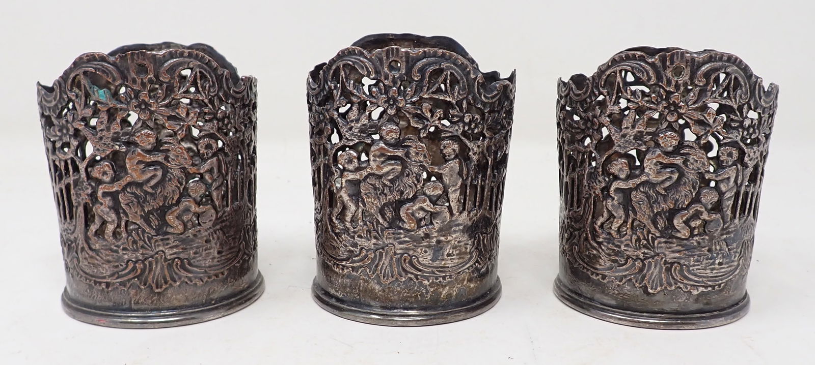 3 Silverplate Cup Casings (1 of 4)