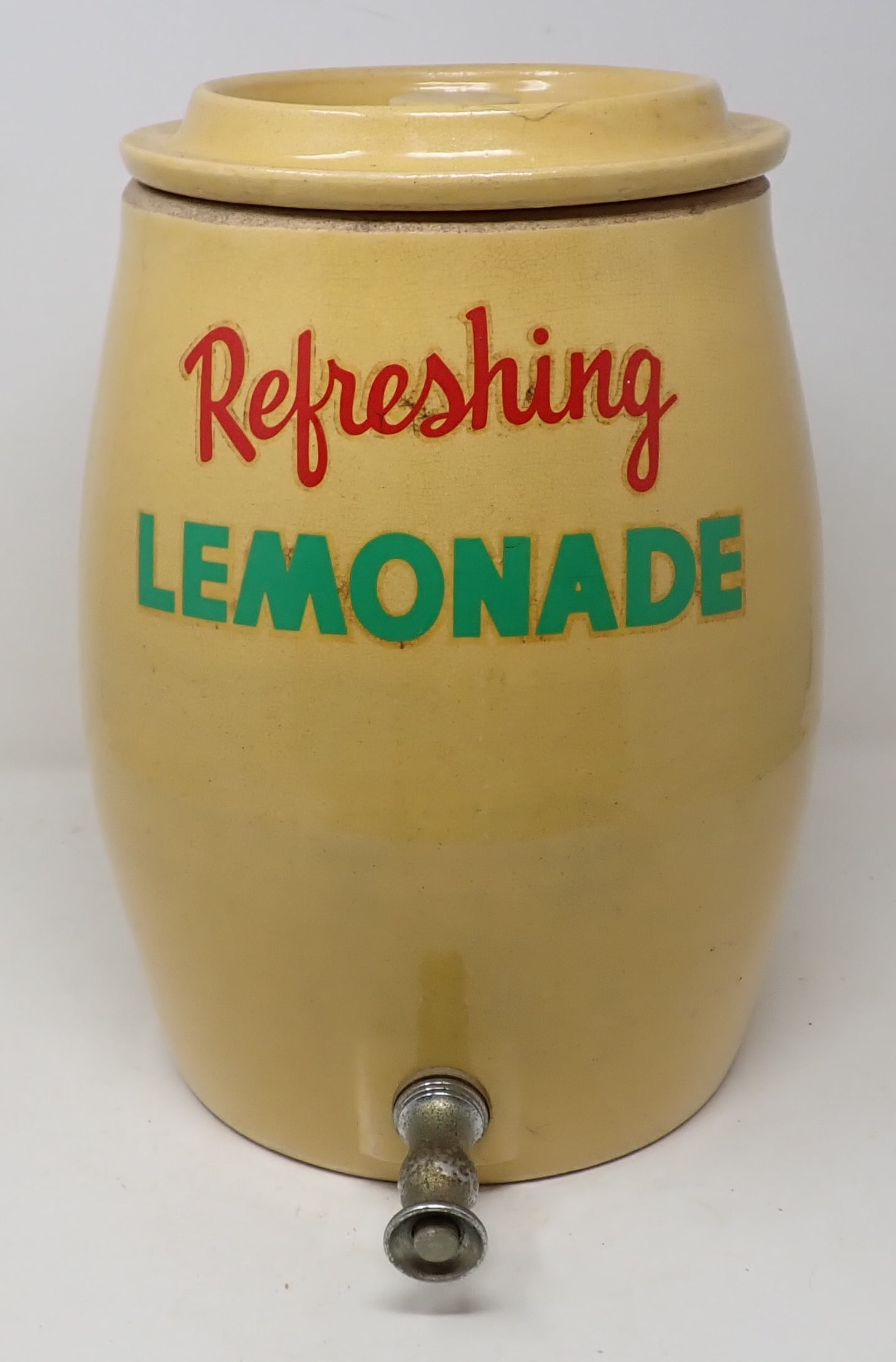 Stoneware Lemonade Dispenser / Cooler (1 of 6)