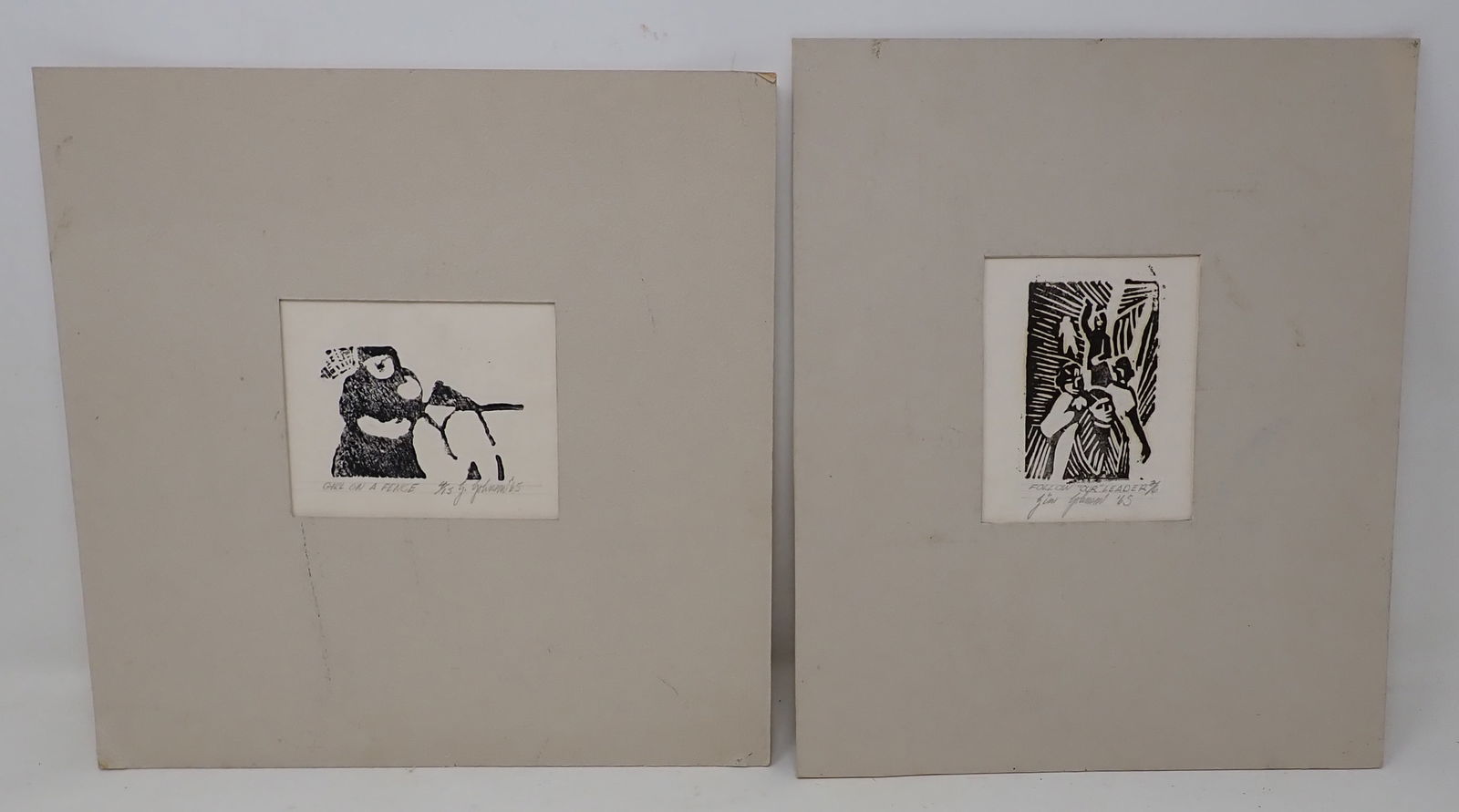 Jim Johnson Signed & Numbered Wood Block Prints (1 of 4)