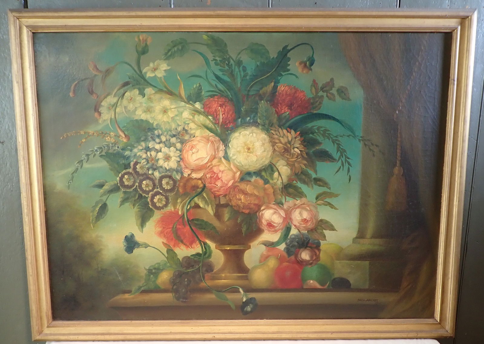 1942 Paul Arndt Still Life Oil on Canvas Painting (1 of 3)