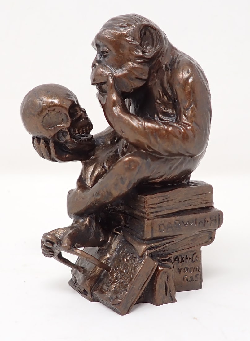 Darwin Monkey w/ Skull Figurine (1 of 3)