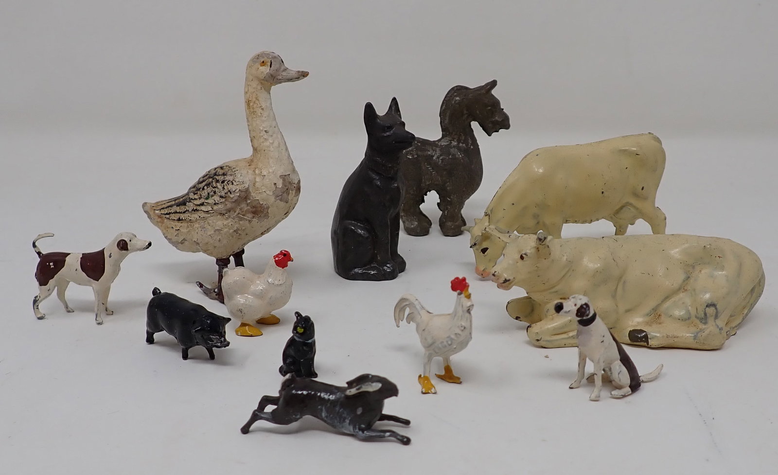 Pewter & Lead Animals: Tallest is apprx 2 7/8"