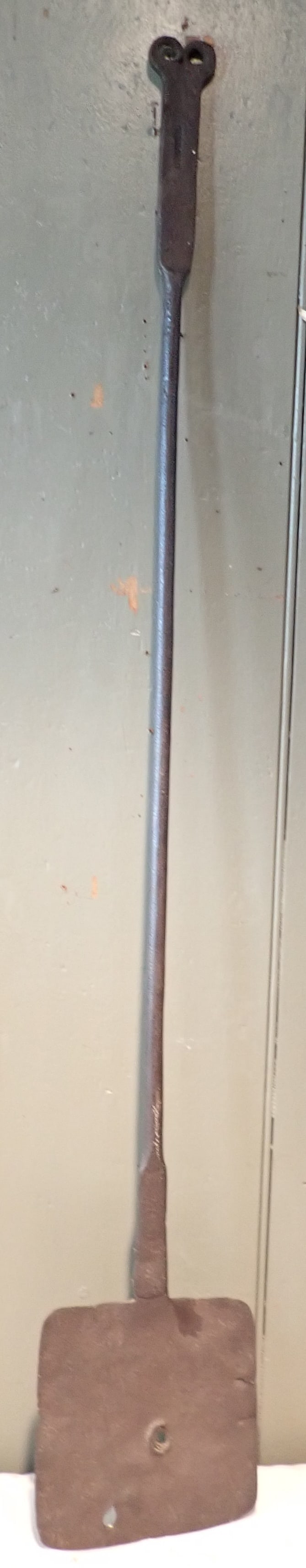 H. Howel Large Wrought Iron Piel: Approx 7 3/8" x 46 1/4". Shipping available