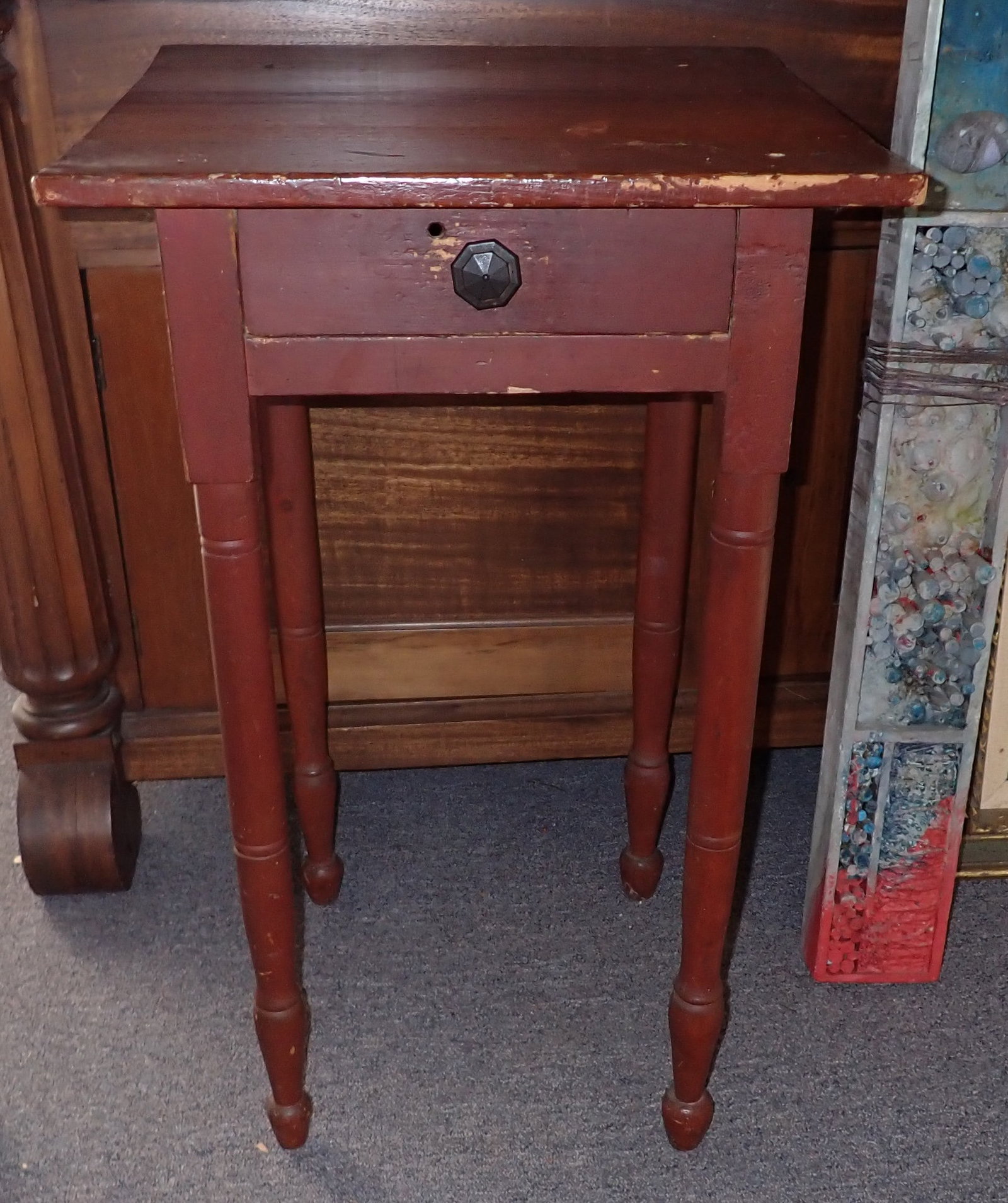 One Drawer Stand: Apprx 17 3/8" x 17 3/4" x 29" tall. NO SHIPPING