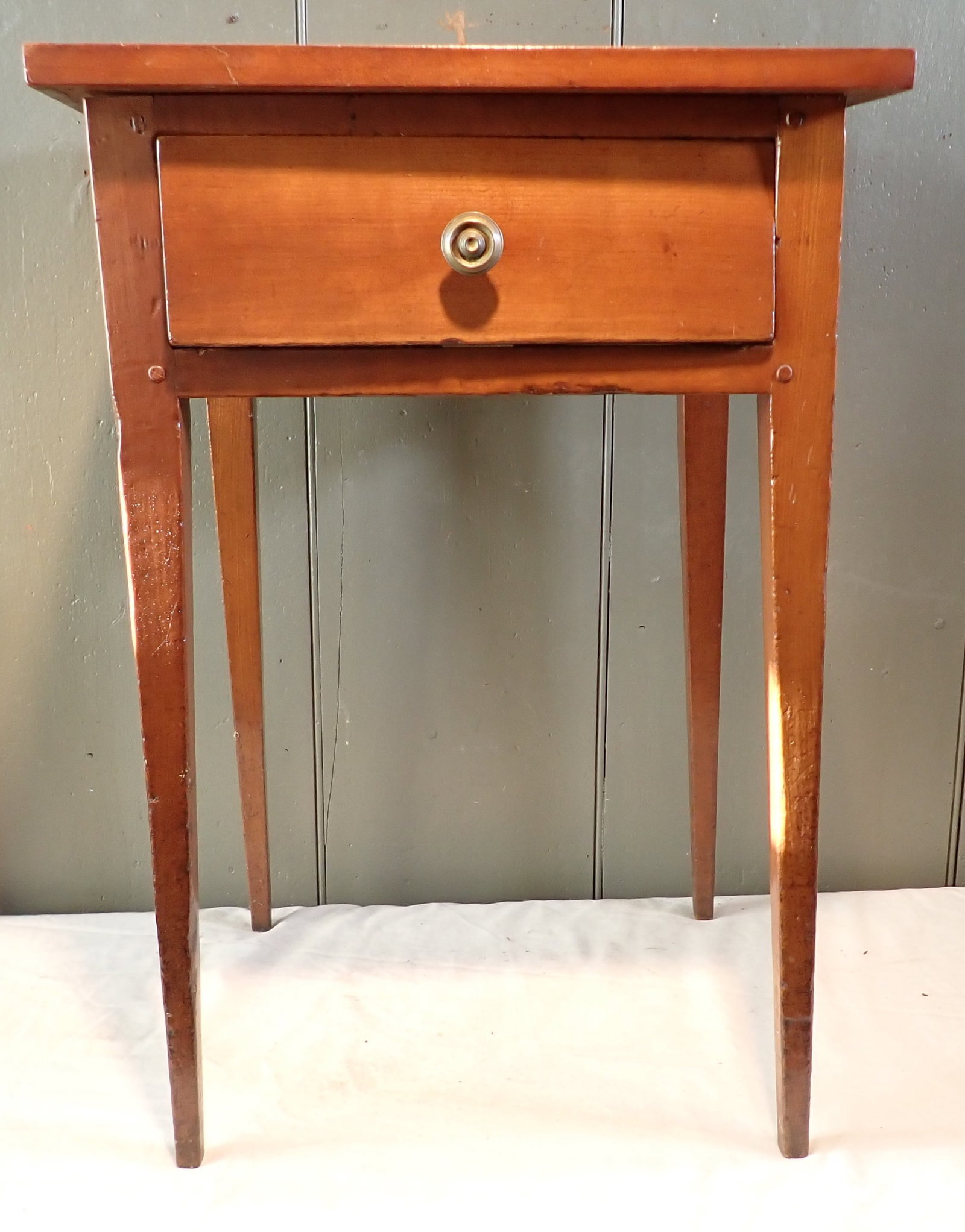 One Drawer Stand: Apprx 16" x 18 1/2" x 27 1/2". In photo, there is sun glare on legs. No shipping