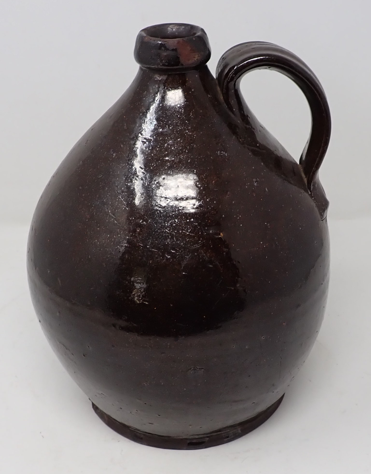 Ovoid Redware Jug (1 of 5)
