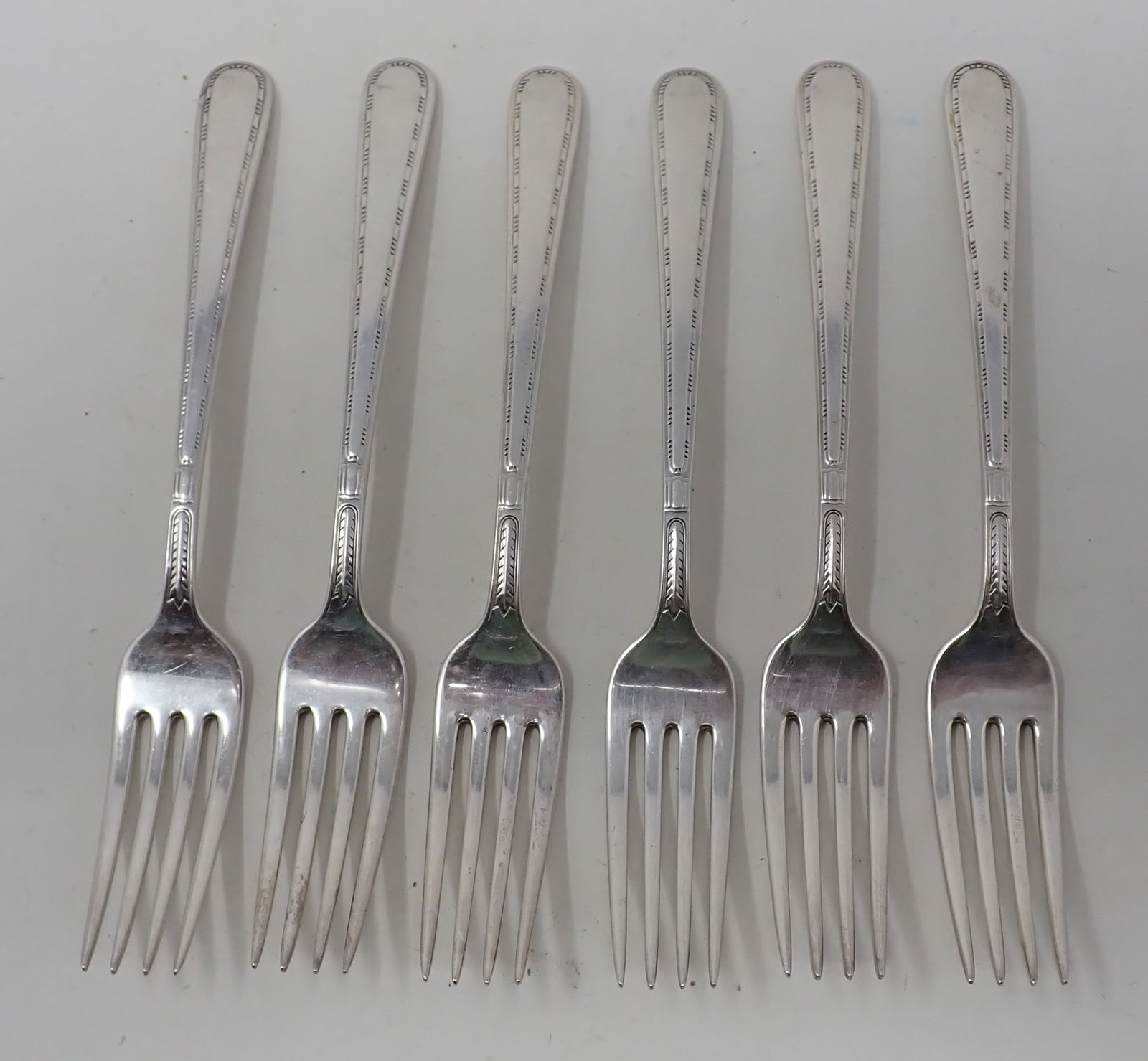 6 Alvin Sterling Silver Forks (1 of 5)