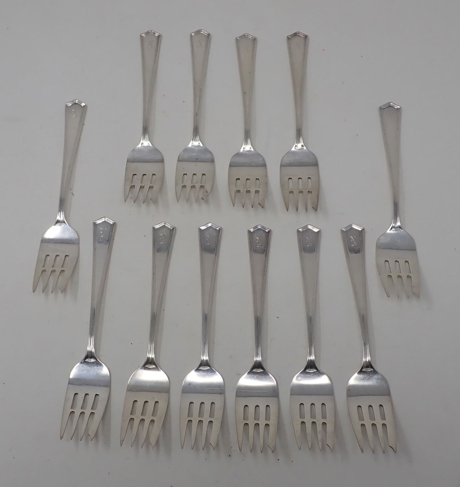 12 Sterling Silver Forks (1 of 4)
