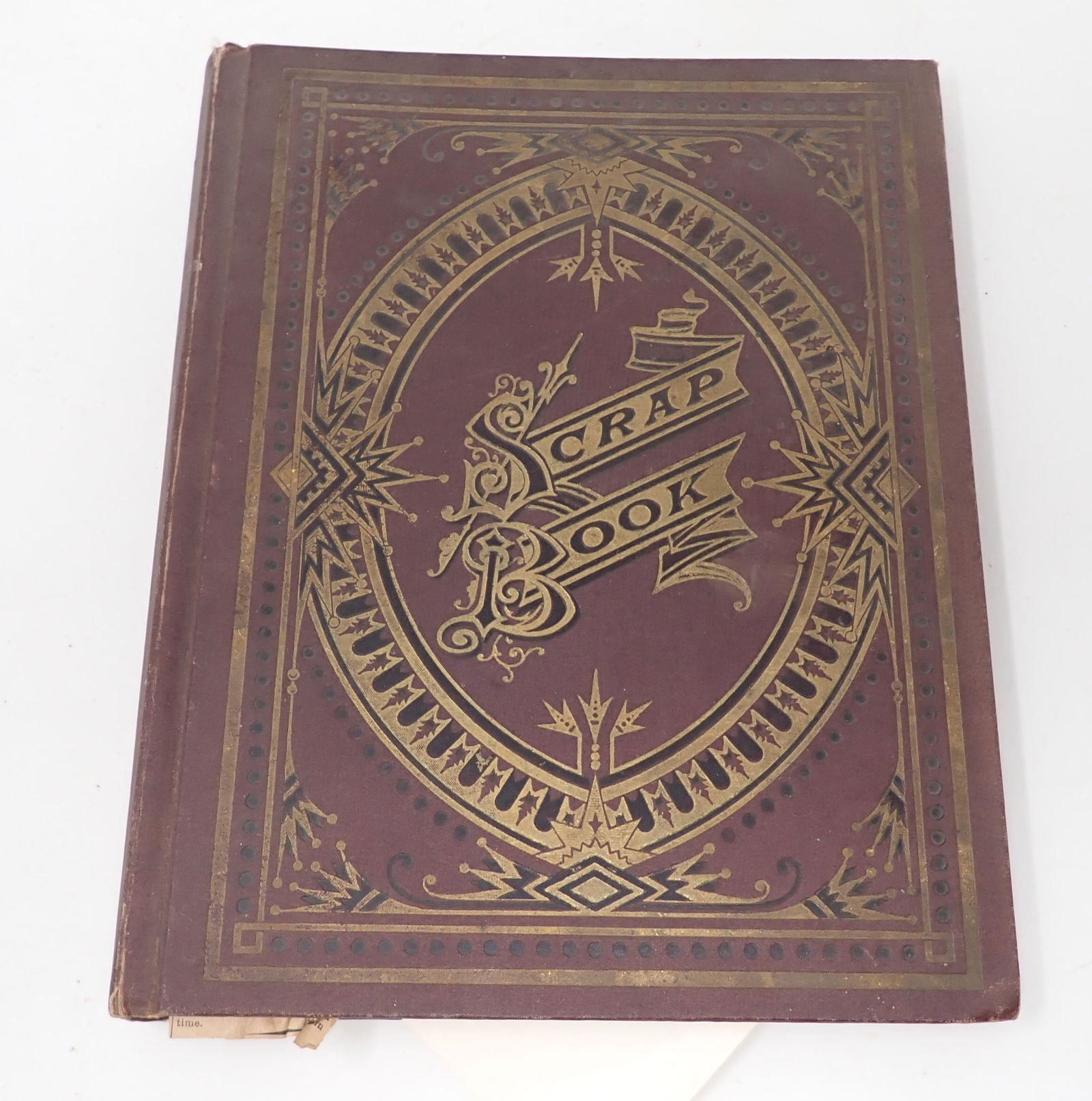 1800's Scrapbook w/ Maltine & Misc Cards (1 of 10)