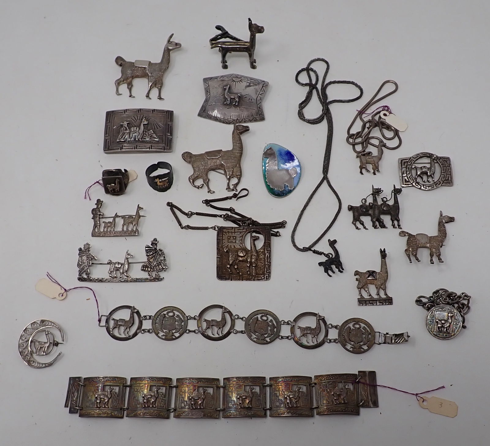 Sterling Silver Llama & Misc Jewelry (1 of 14)