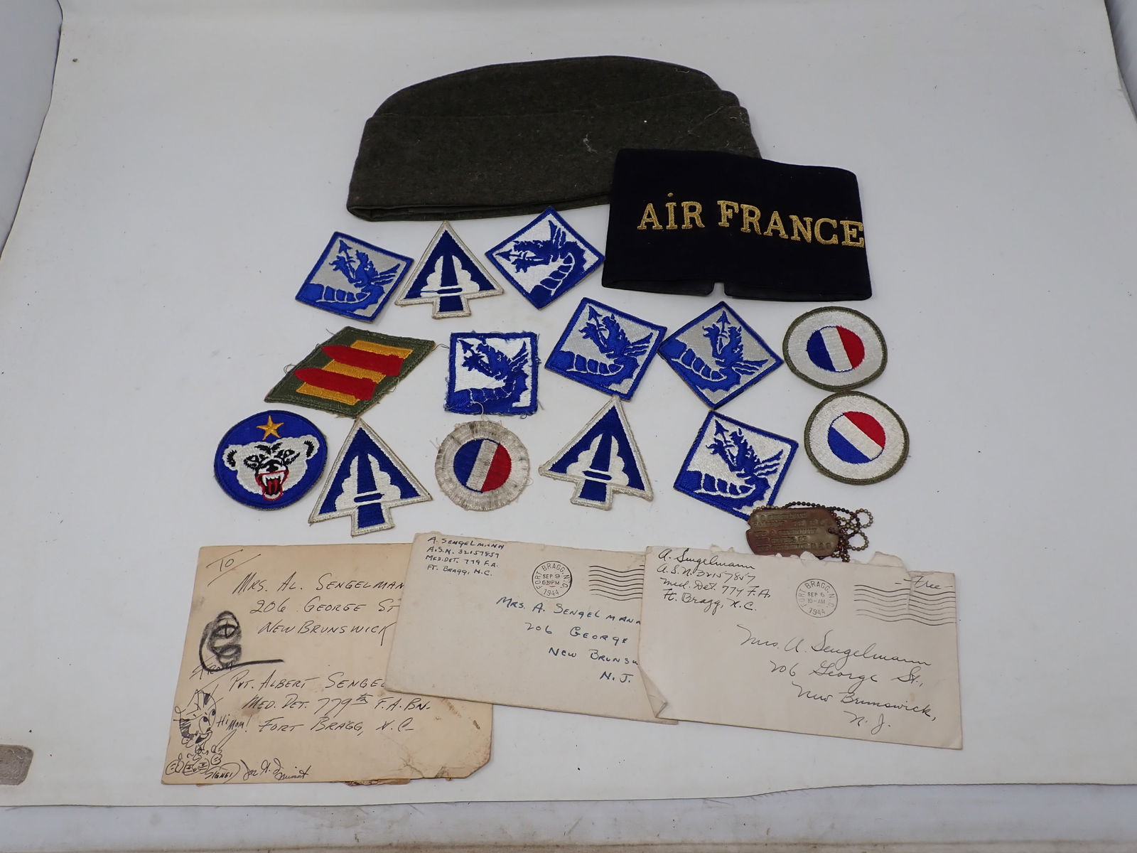 Military Hat Patches Ephemera (1 of 4)
