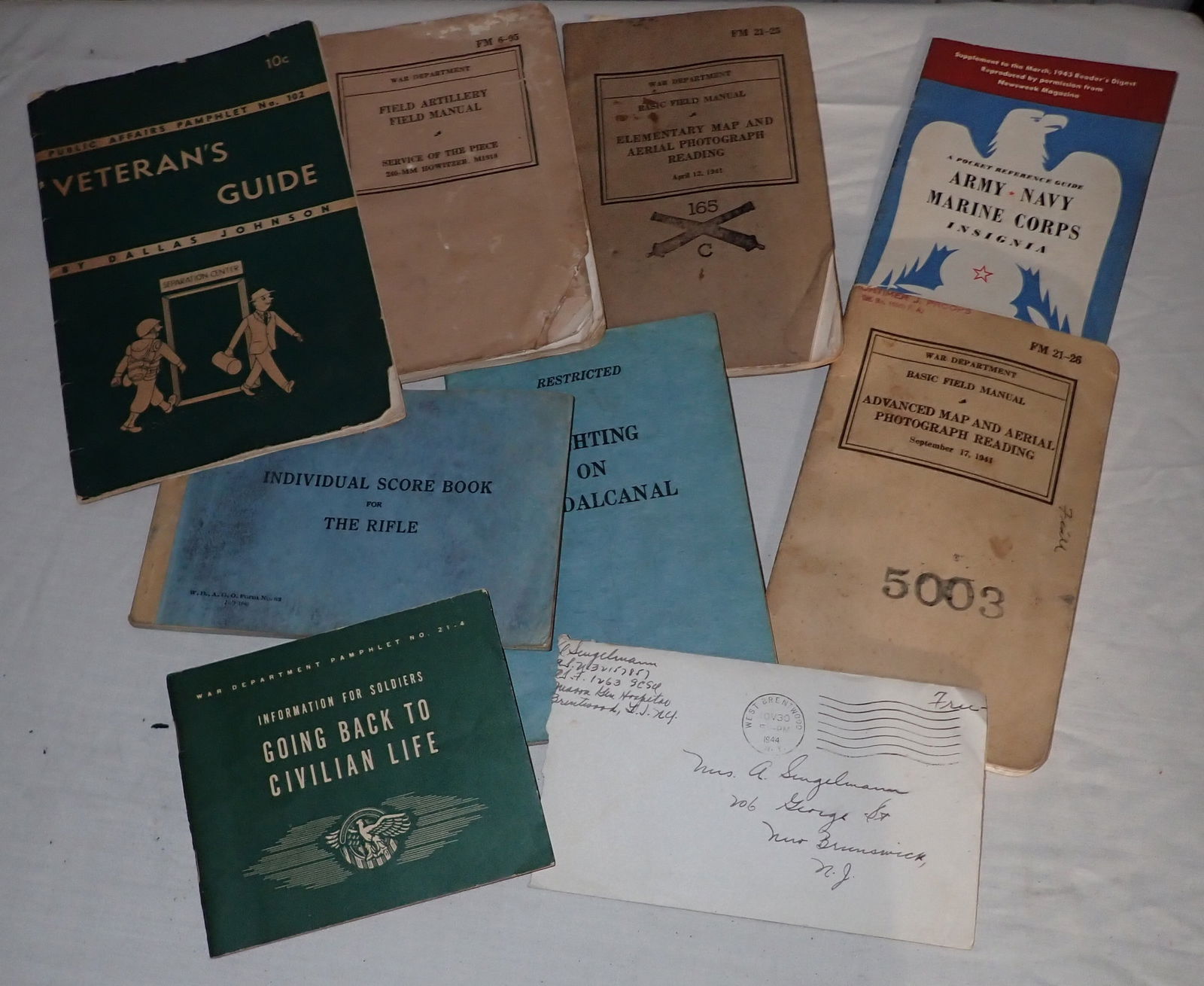 Military Manuals Ephemera (1 of 3)