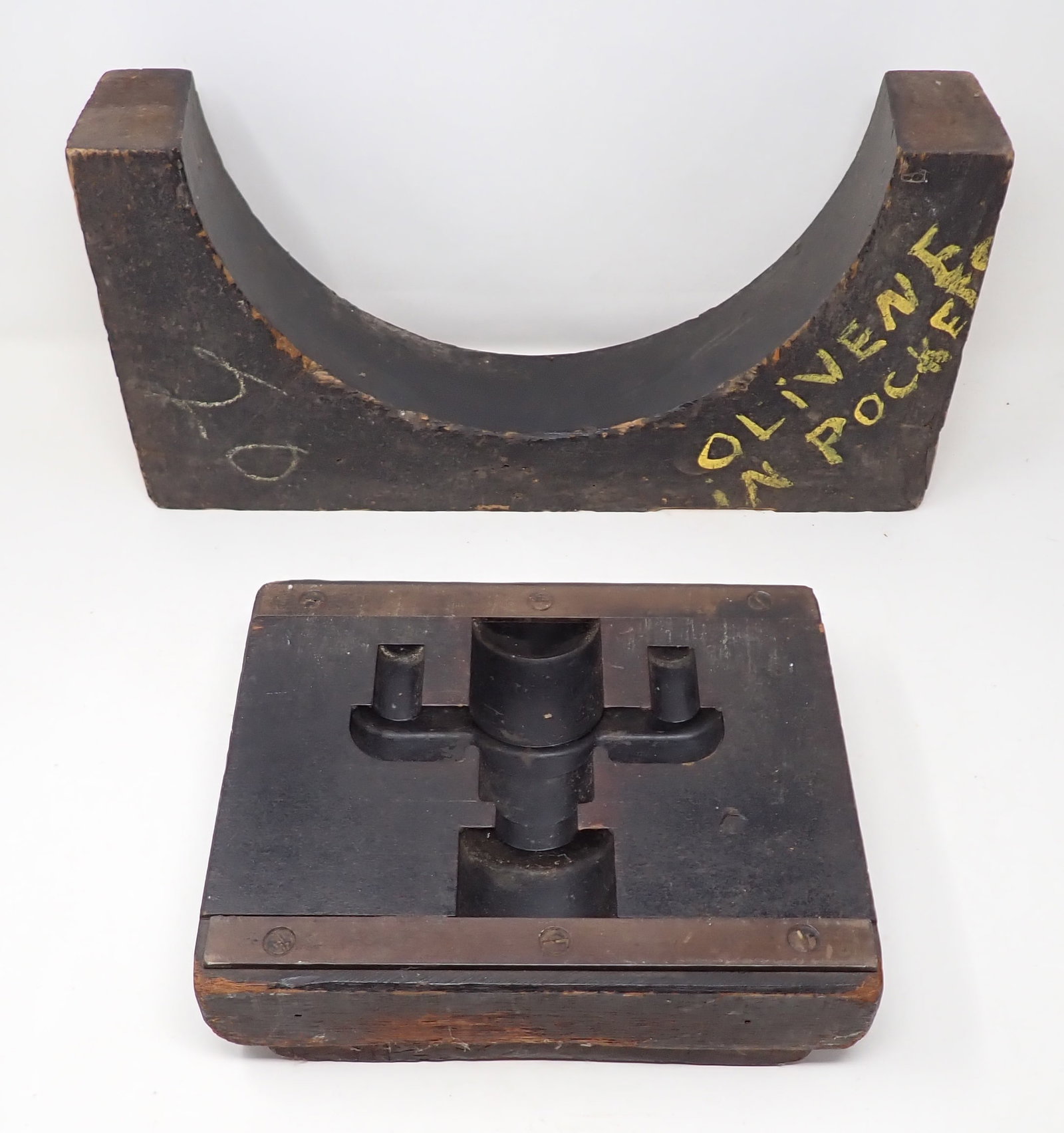 2 Foundry Molds: Largest is apprx 3" x 15 1/2" x 8"
