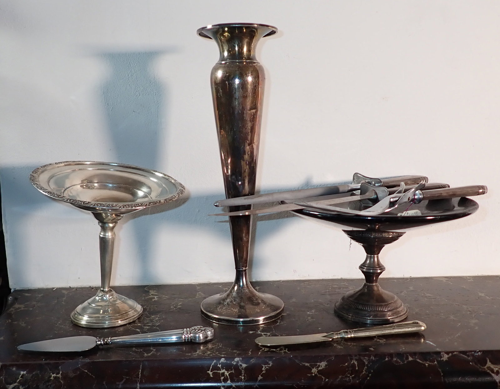 Sterling Silver Cutlery & Misc: Getting all pictured