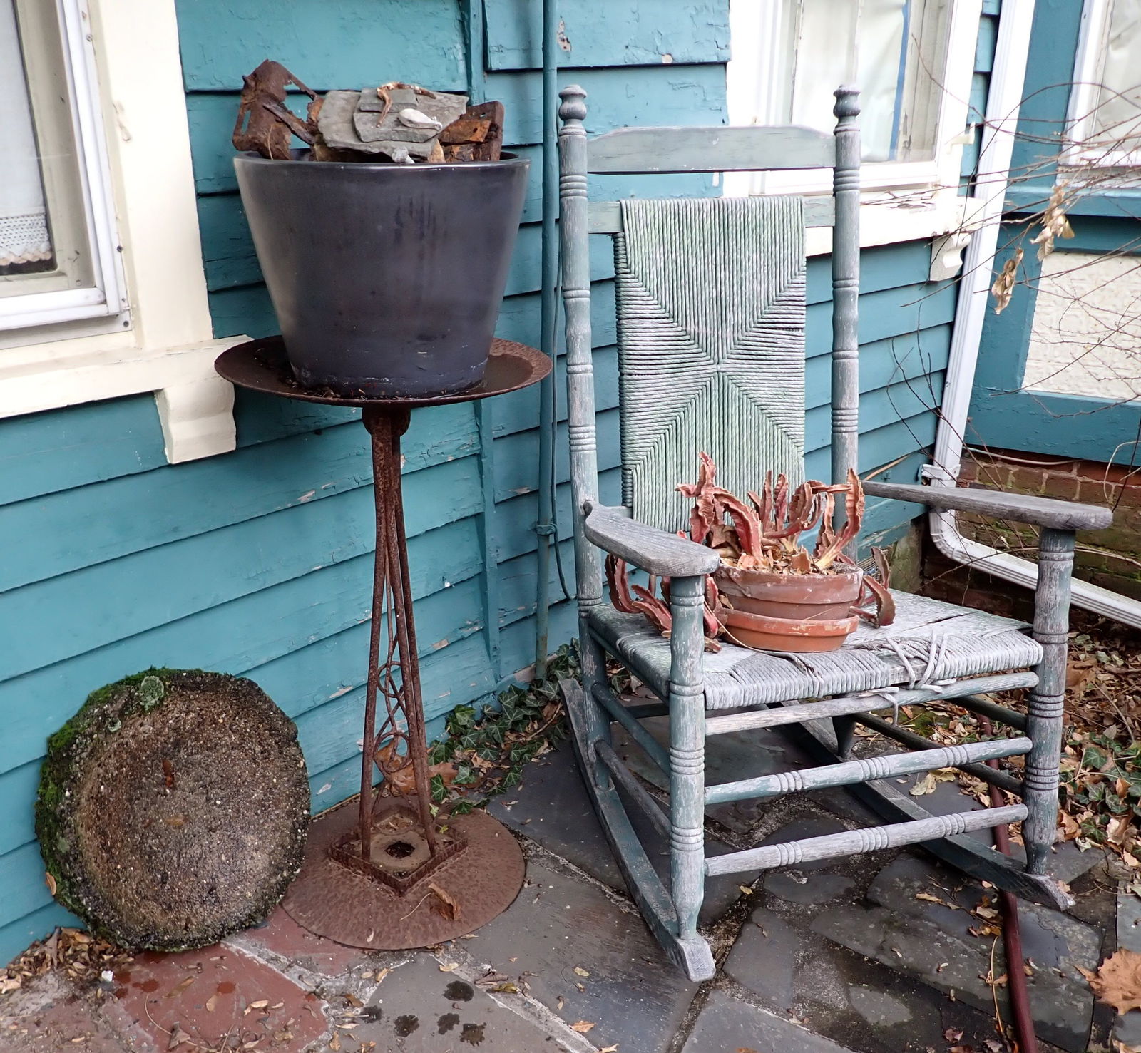 Iron Art Plant Stand Bird Bath Top & Misc (1 of 9)
