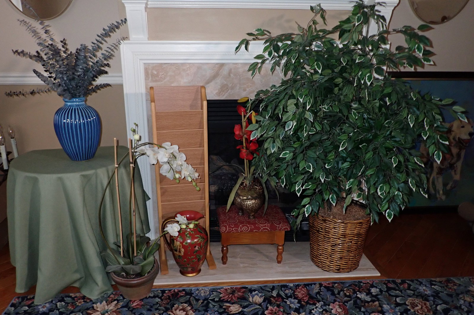 Artificial Plants Vases Stand Stool (1 of 5)