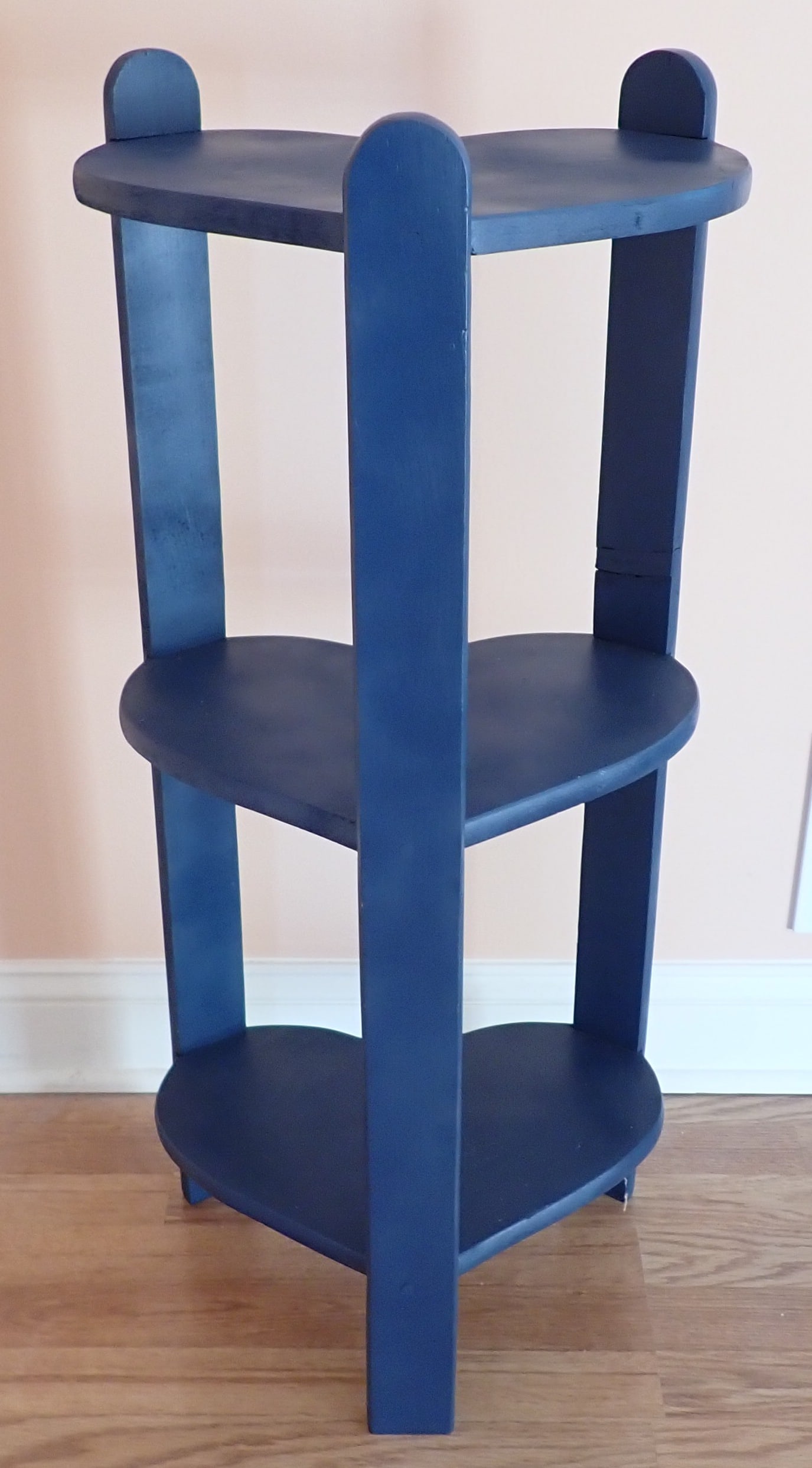 3 Tier Heart Shaped Shelf: Approx 15 1/2" x 11 1/2" x 36" tall. No shipping