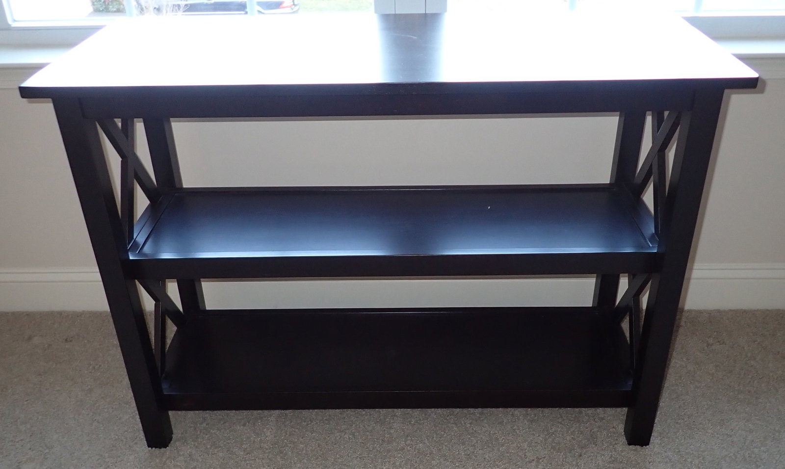 Console Table: Apprx 17 1/4" x 42" x 30" tall. No shipping ! Buyer to bring help to remove from second floor.