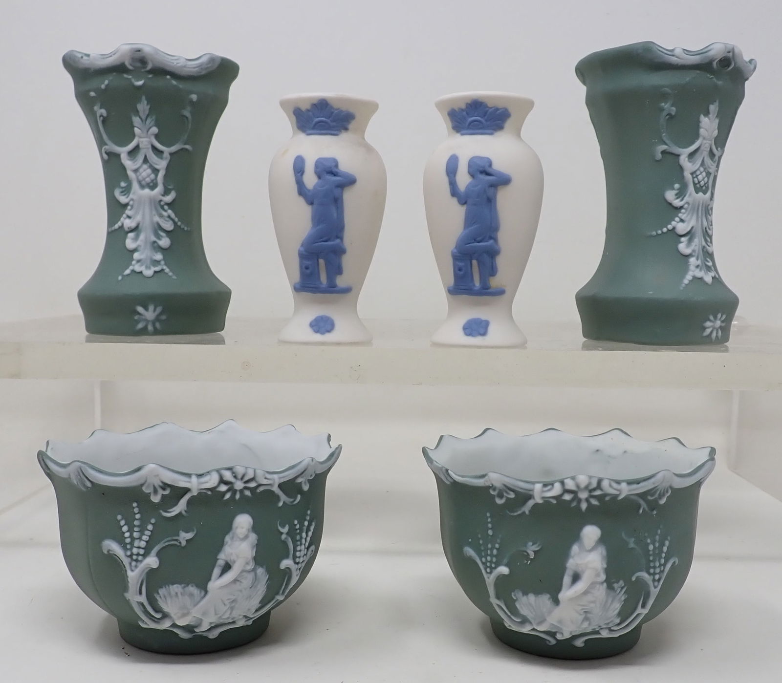 Wedgwood Style Vases & Misc (1 of 2)