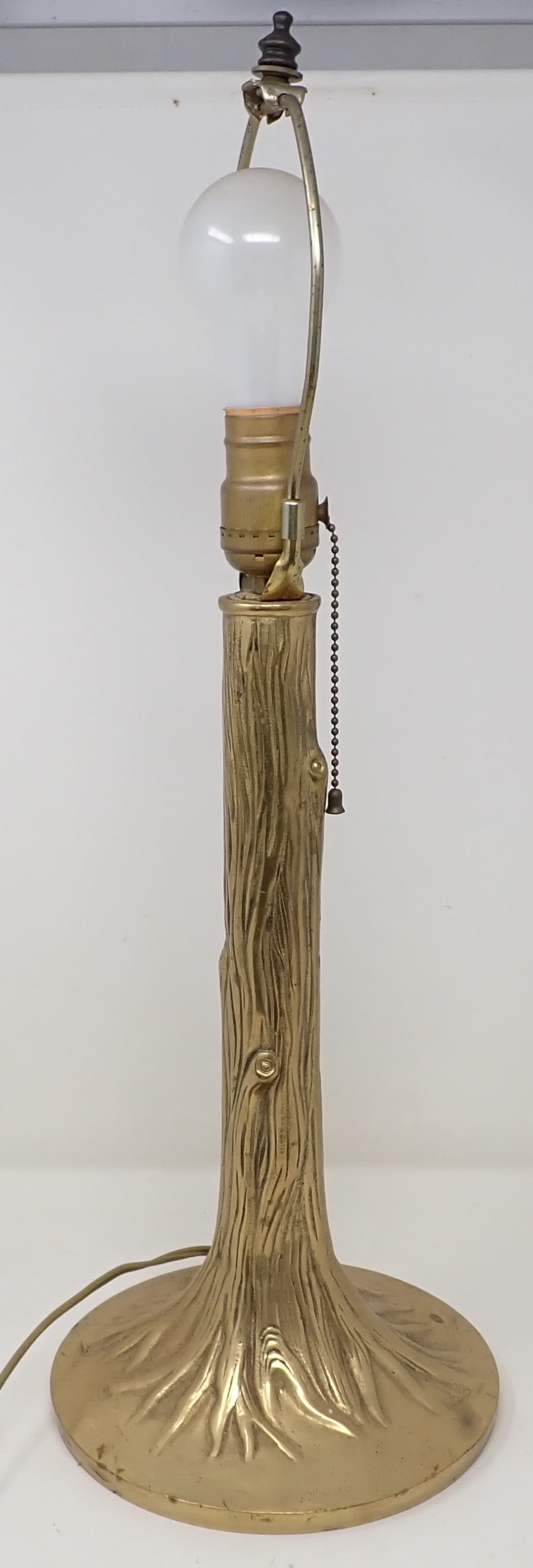 Brass Tree Trunk Table Lamp (1 of 4)