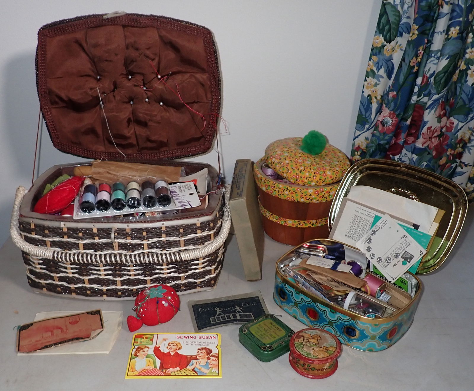 Sewing Baskets Needle Cases & Misc (1 of 8)