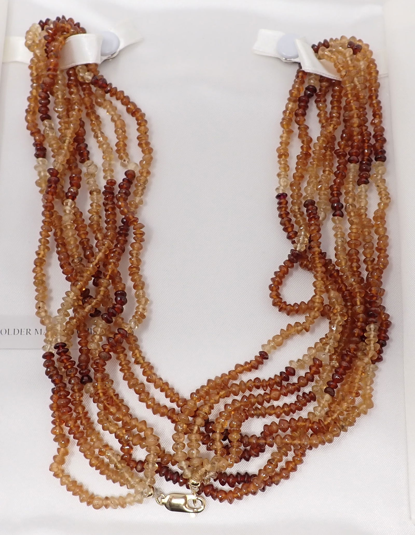 Beaded Quartz Multi-Strand Necklace (1 of 2)