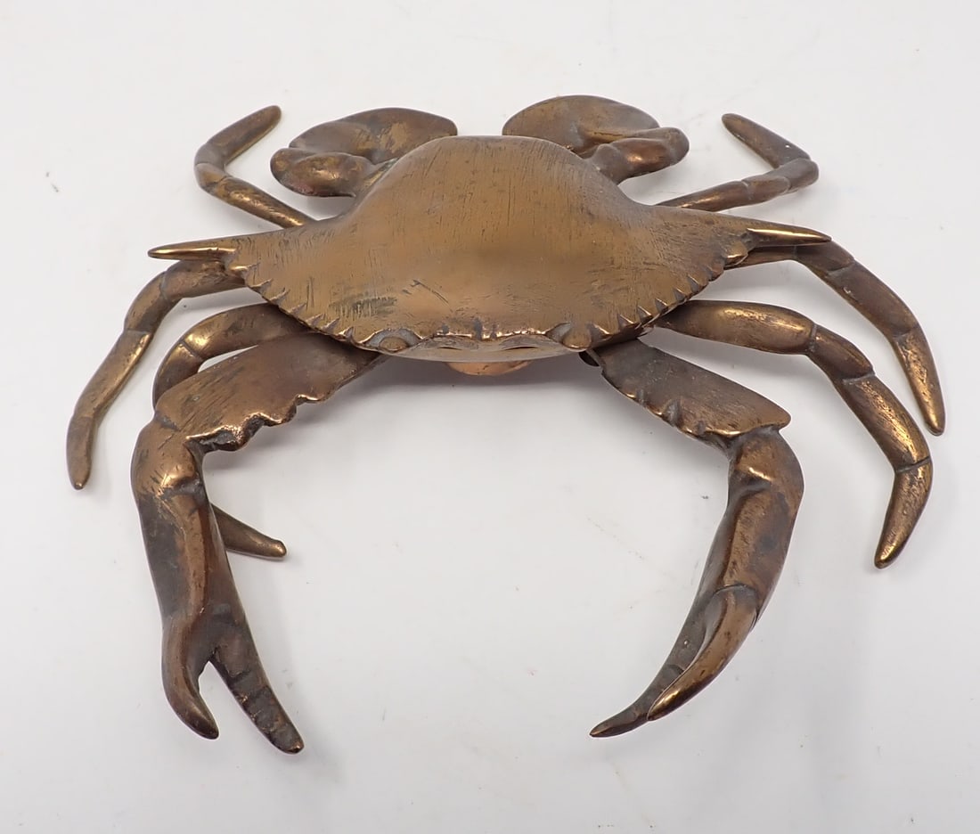 Brass Crab Inkwell (1 of 4)
