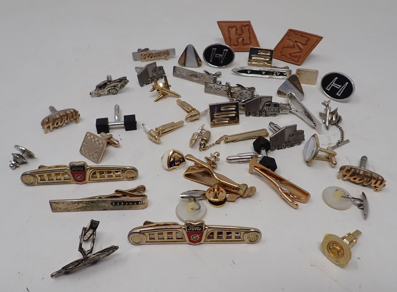 Tie Clasps Tacs Ford Tractor Trailers Cars Misc: Getting all pictured