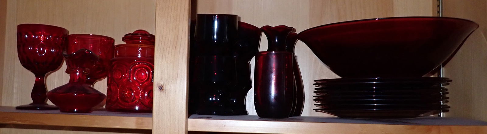 Royal Ruby & Misc Glassware (1 of 3)