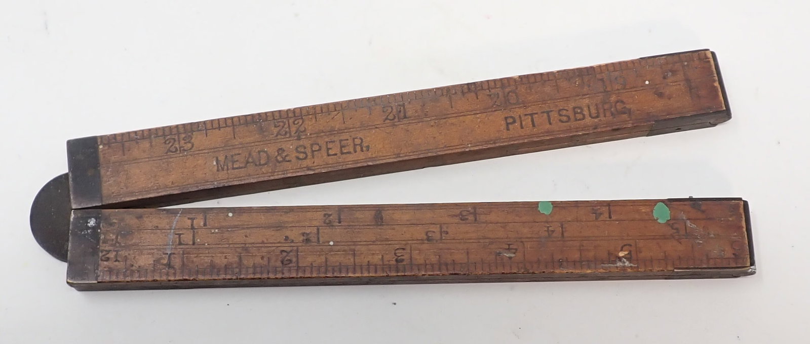 Stephens Mead & Speer Wooden Rule: Wood rule