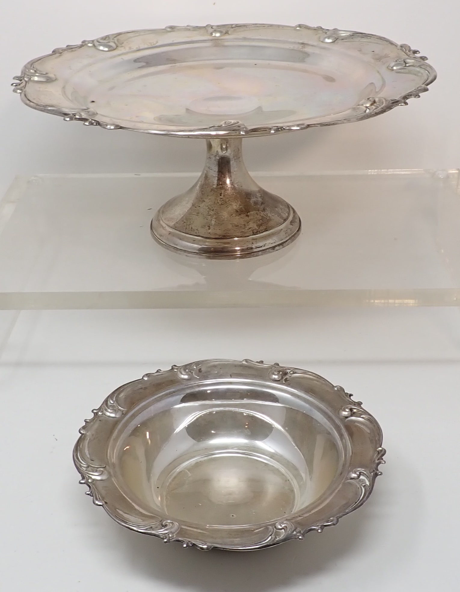 International Sterling Silver Bowl & Compote (1 of 8)