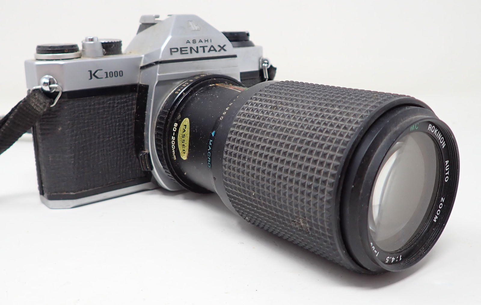 Asahi Pentax K1000 Camera w/ Rokinon Lens (1 of 4)