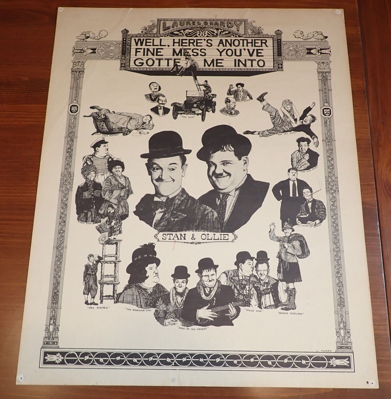 L. Fuhro Laurel & Hardy Poster (1 of 6)