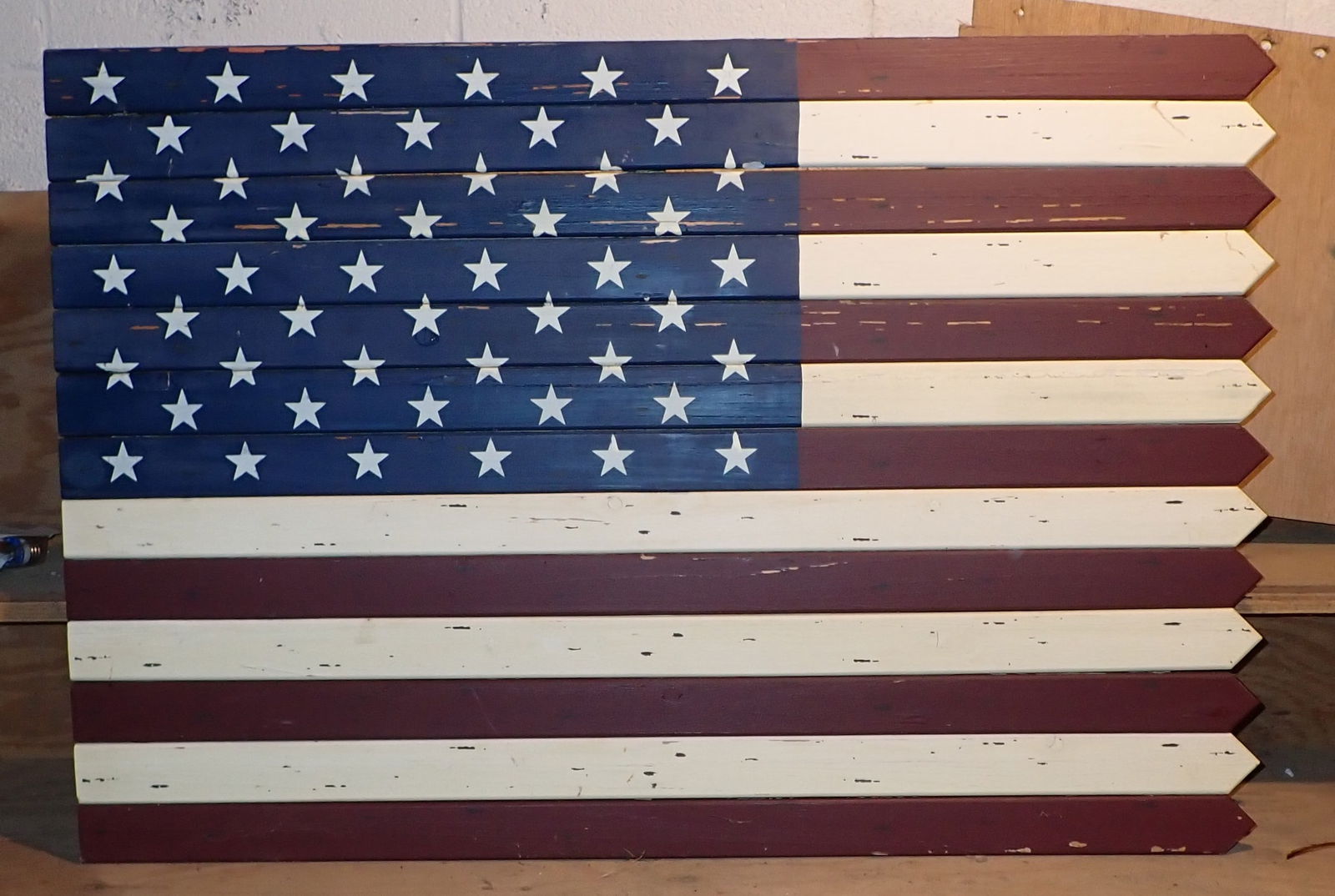 Wood Lathe American Flag (1 of 2)