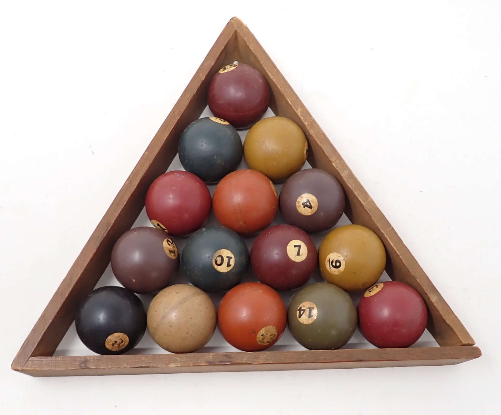 Vintage Pool Balls & Que (1 of 1)