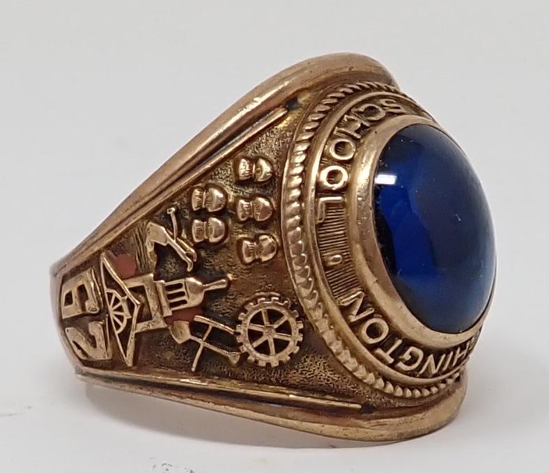 1962 Washington NJ High School 10k Gold Ring (1 of 6)