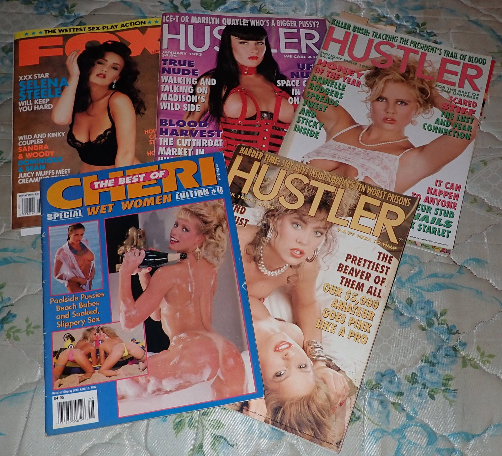 Hustler Cheri Fox Adult Magazines: Getting all pictured
