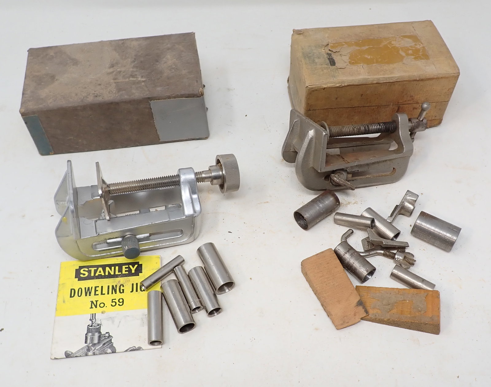 2 Stanley No. 59 Doweling Jigs: Getting all pictured