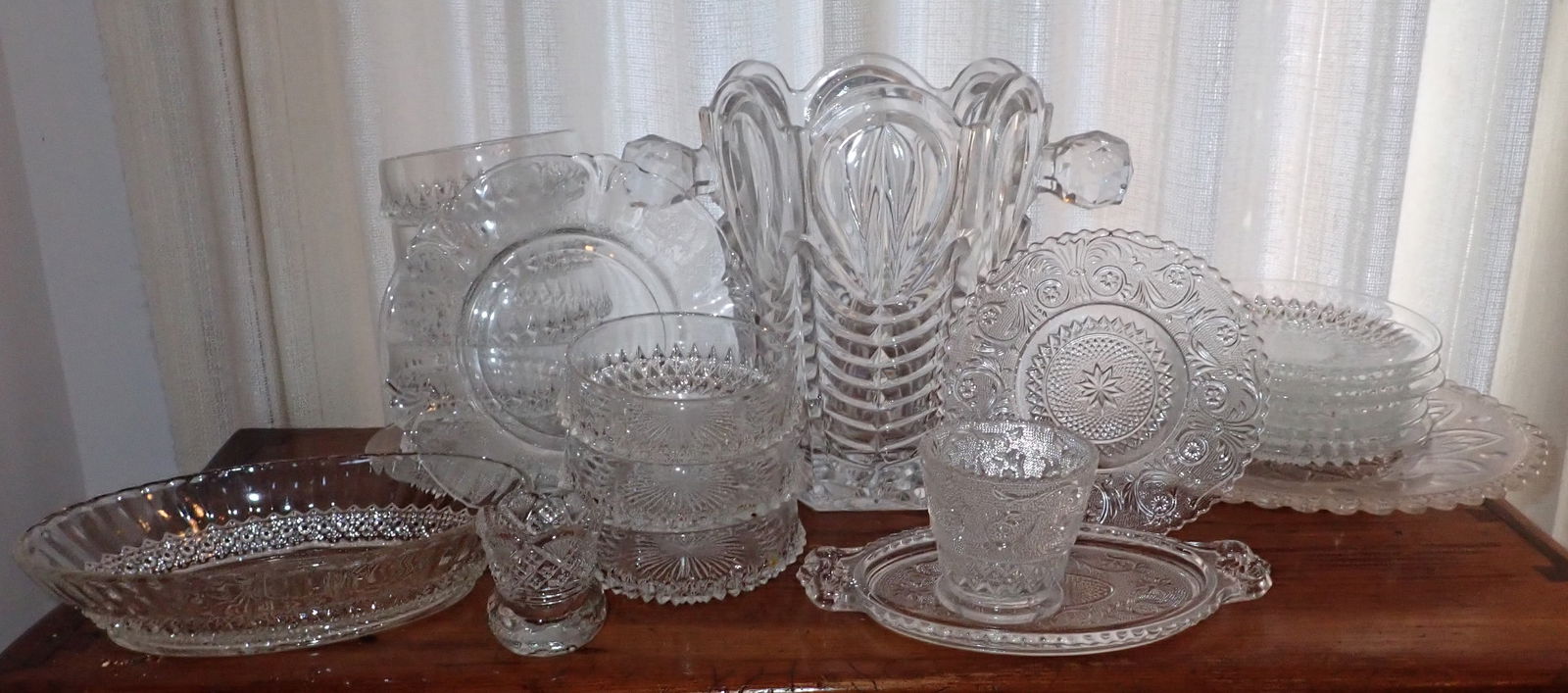 Misc Glassware: Tallest is approx 8 3/4". NO SHIPPING !