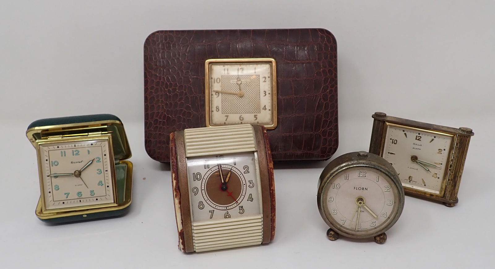 Florn Phinney Walker Tourist & Misc Travel Clocks (1 of 5)