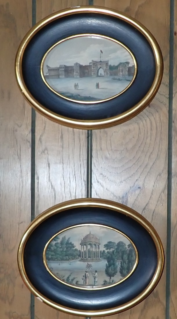 2 Hand Colored Lithographs (1 of 3)