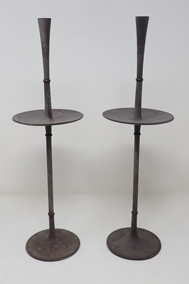 Dansk Designs MCM Tall Jens Quistgaard Candlesticks (1 of 3)